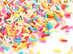 Faux vermicelles très fins - couleur flashy pour pâte fimo ou résine -10g