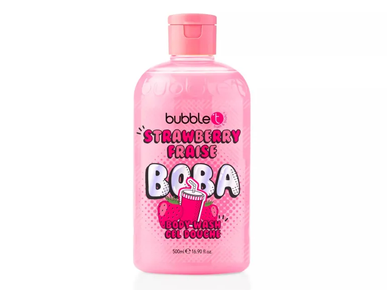 Gel Douche Thé Boba à la Fraise (500ml) - Bubble T Cosmetics
