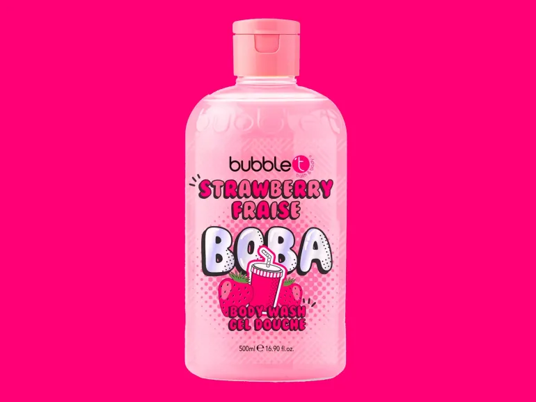 Gel Douche Thé Boba à la Fraise (500ml) - Bubble T Cosmetics