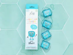 Glo pals - 4 cubes lumineux dans l'eau - bleu