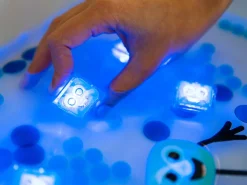 Glo pals - 4 cubes lumineux dans l'eau - bleu