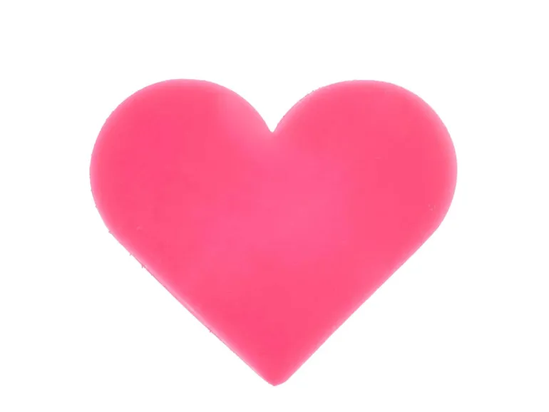 Gomme Chingu Coeur Rose Fluo - Rico Design
