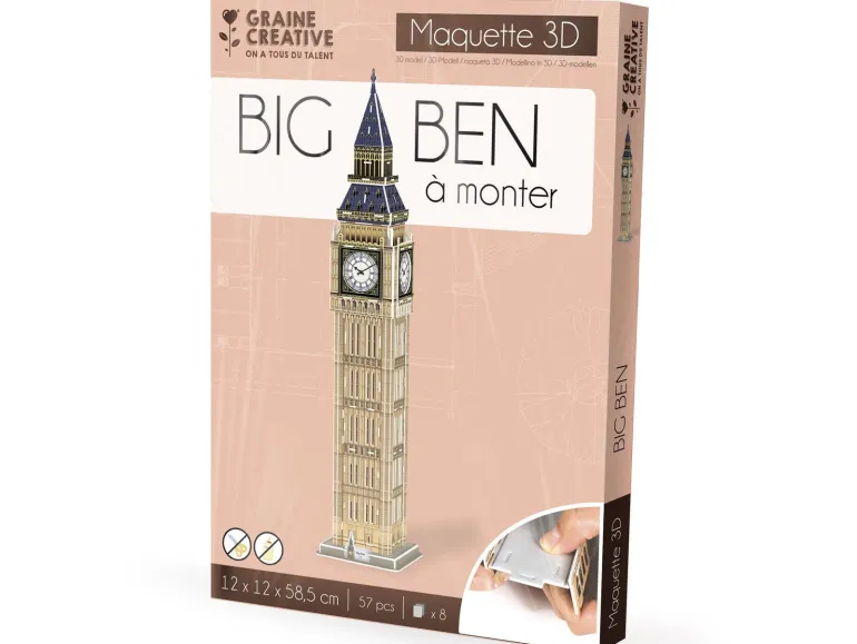 Graine creative puzzle maquette big ben 57 pièces