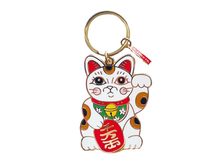 Grand Porte-clés chat "Lucky cat" Idlewild