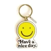 Grand porte-clés sourire jaune "Have a nice day" Idlewild