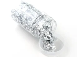 Grande boite de feuilles d'étain pour résine et création de bijoux - Argenté