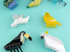 Grande pince à cheveux - Toucan