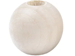 Grosse perle en bois - 39 mm de diamètre