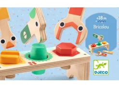Jeu d'encastrement Bricolou - 18 mois - Djeco