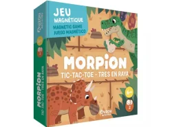 Jeu Magnétique Morpion Dino - 6 ans - Auzou