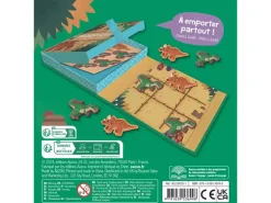 Jeu Magnétique Morpion Dino - 6 ans - Auzou