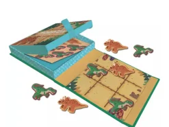 Jeu Magnétique Morpion Dino - 6 ans - Auzou