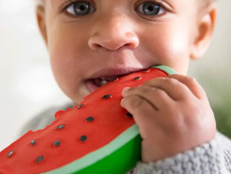 Jouet de dentition bébé Wally la Pastèque - Oli&Carol