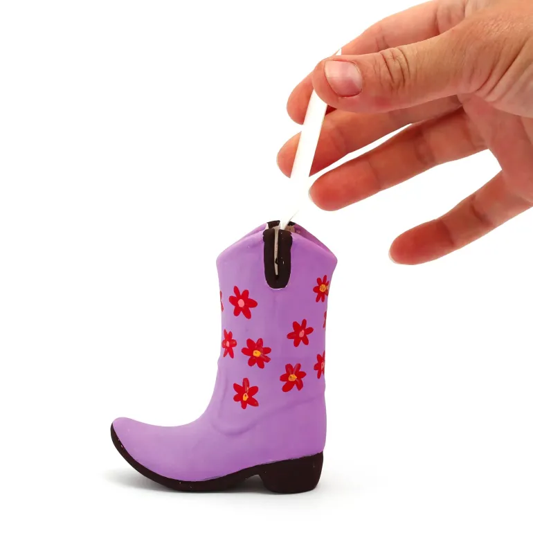 Kit 2 Bottes Céramique à peindre Yeehaw ! - Graine Créative