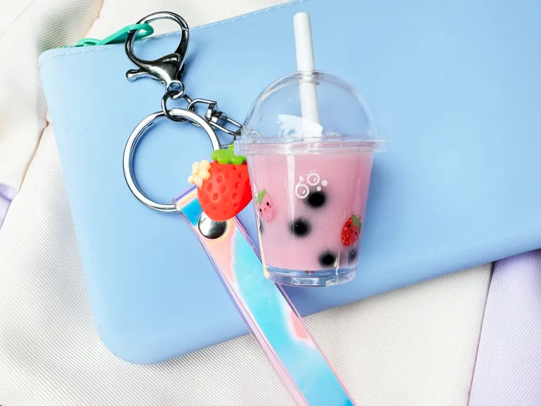 Kit bijoux de sac / Bag Charm -Bubble Tea