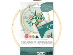 Kit broderie partielle Graine Créative motif bouquet