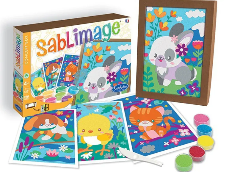 Kit créatif sablimage - Animaux Câlins