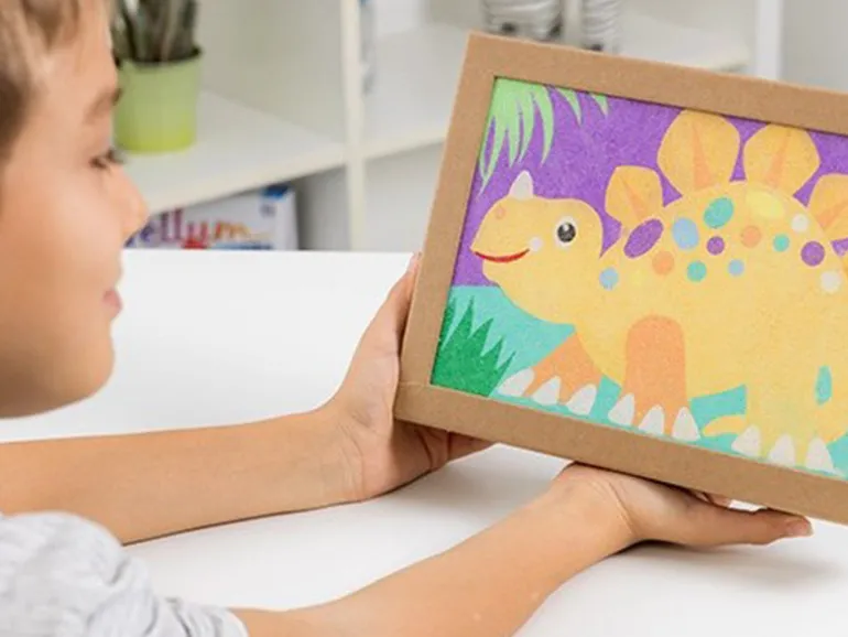 Kit créatif Sablimage Sentosphère - Dinosaures