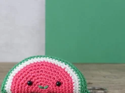 Kit crochet - Pendentif sac pastèque
