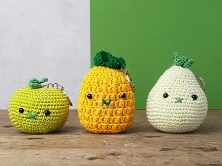 Kit crochet - Pendentif sac pomme