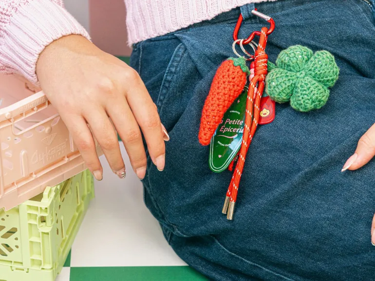 Kit crochet pour débutant - bag charms- lucky pepper