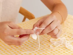 Kit crochet pour débutant - bag charms- glam pink