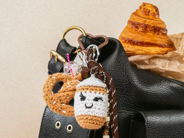 Kit crochet pour débutant - bag charms- coffee time