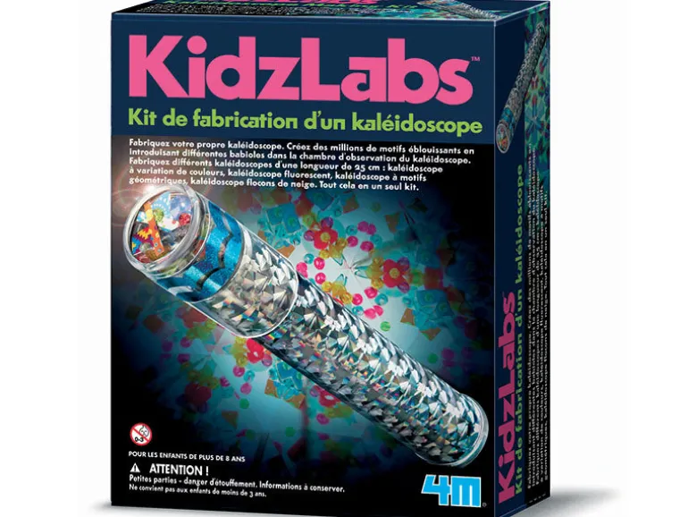 Kit DAM - Fabrication d'un kaleidoscope 17 x 6 x 22 cm