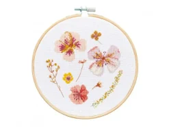 Kit de Broderie Point de Croix - Bouquet de Fleurs - Rico Design