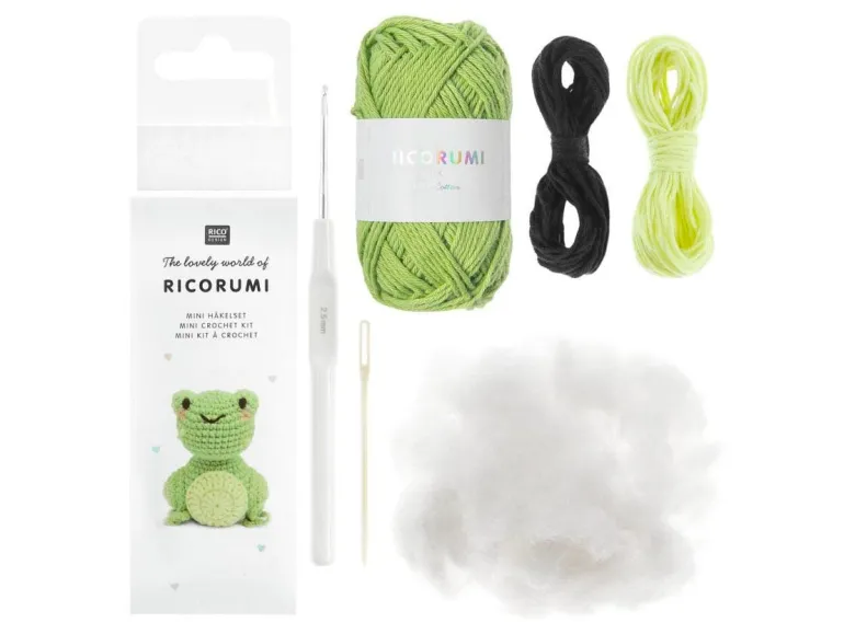 Kit de crochet Mini Easy Ricorumi - Grenouille - Rico Design