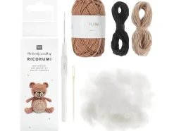 Kit de crochet Mini Easy Ricorumi - Nounours - Rico Design