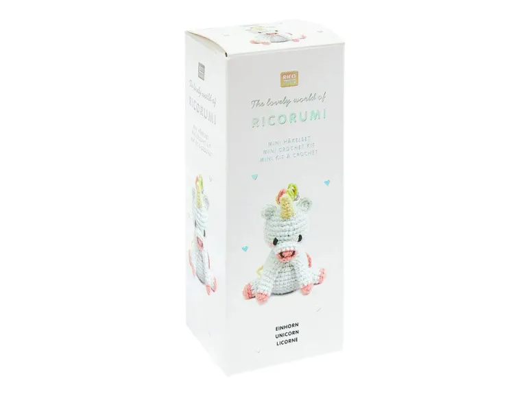 Kit de crochet Mini Easy Ricorumi - Licorne - Rico Design