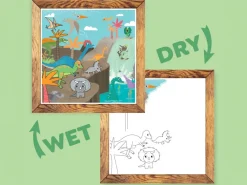 Kit de peinture à l'eau magique - Dinosaur
