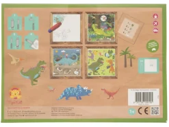 Kit de peinture à l'eau magique - Dinosaur