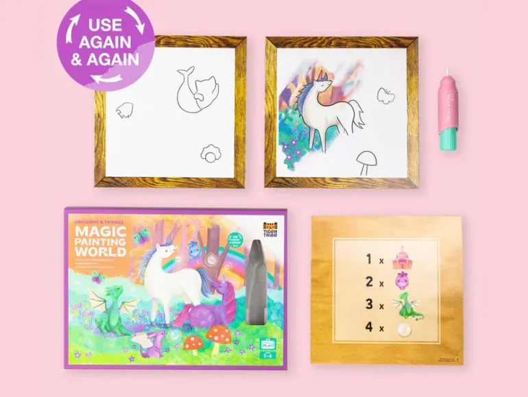 Kit de peinture à l'eau magique - Unicorns And Friends