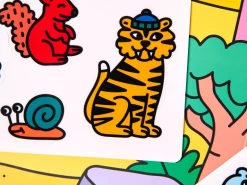 Kit de stickers Montessori - Animals - Omy