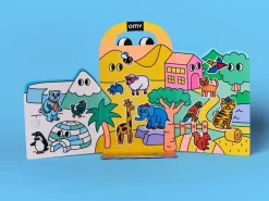 Kit de stickers Montessori - Animals - Omy