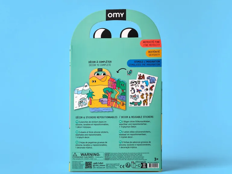 Kit de stickers Montessori - Animals - Omy