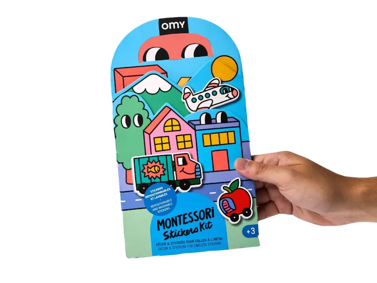 Kit de stickers Montessori - Vroom Vroom - Omy