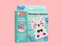 Kit diamond mosaic - Porte-monnaie chat