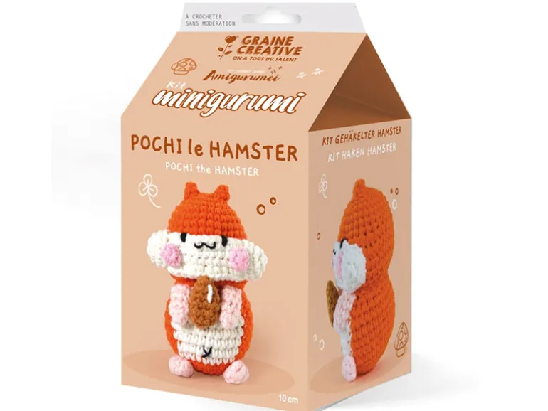 Kit Minigurumi - Hamster 10cm - Graine Créative