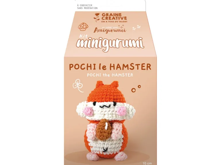 Kit Minigurumi - Hamster 10cm - Graine Créative