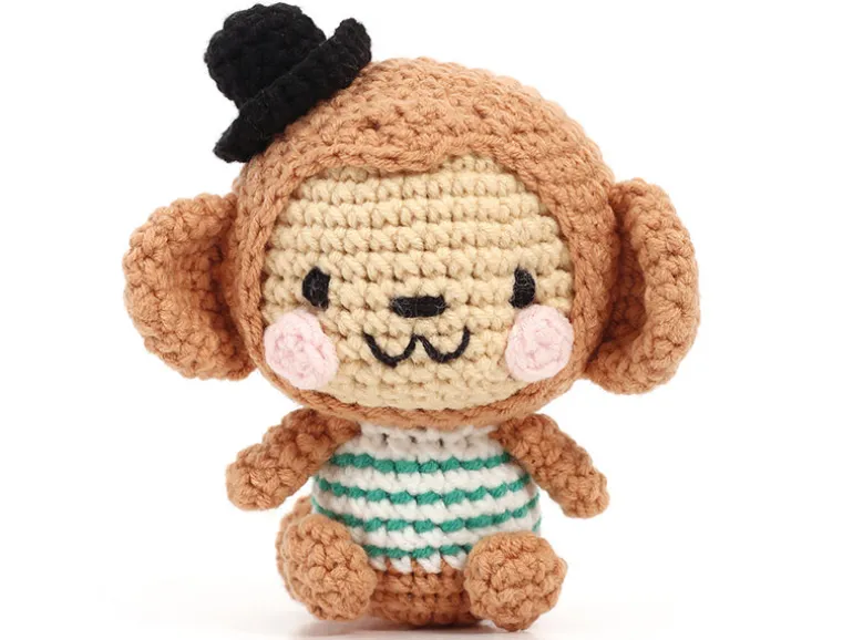 Kit Minigurumi singe Nori - Graine Creative