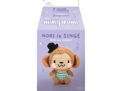Kit Minigurumi singe Nori - Graine Creative