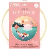 Kit punch needle carpe koi - Graine Creative