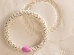 Élastique cheveux Beige Pailleté - Kknekki