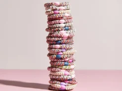 Élastique cheveux Corail Pailleté - Kknekki