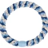 Élastique cheveux Mix Bleu Argenté Pailleté - Kknekki