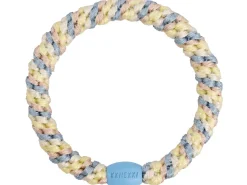 Élastique cheveux Mix bleu océan & jaune clair pailleté - Kknekki
