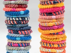 Élastique cheveux Mix Pétrole Pailleté - Kknekki
